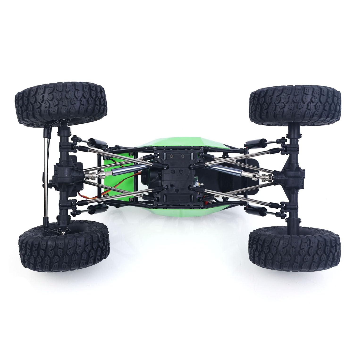 TOUCAN RC HOBBY US in Stock Telecomando 1/10 Rock Crawler 2.4G 4 * 4 RTR Radio Elettrica Fuoristrada Camion Hobby Grade Modello per Età 14+ (Verde)