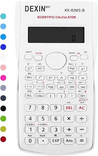 Calculadoras científicas de escritorio, calculadoras científicas para estudiantes, calculadora científica 240 funciones 2 línea 10+2 dígitos,