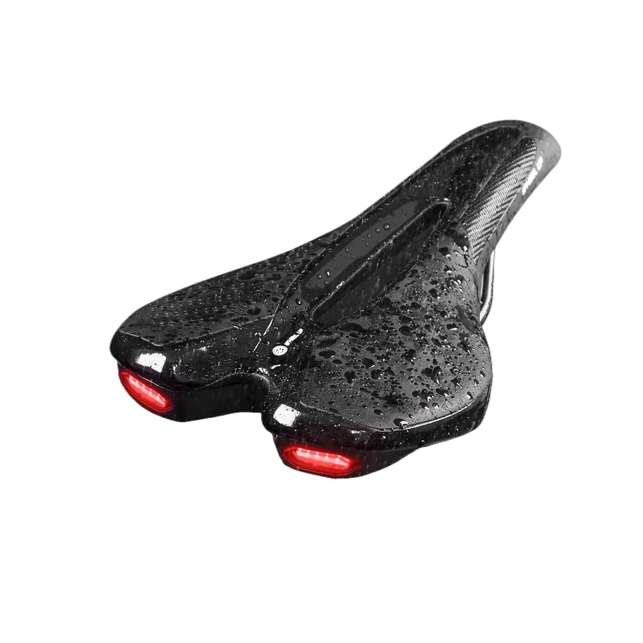 Bike Seat Bicycle Road MTB Bike SaddleSeat With Warning Taillight USB Charging Mountain Cycling Racing PU Breathable Soft Seat Cushion Bike Seat Cushion