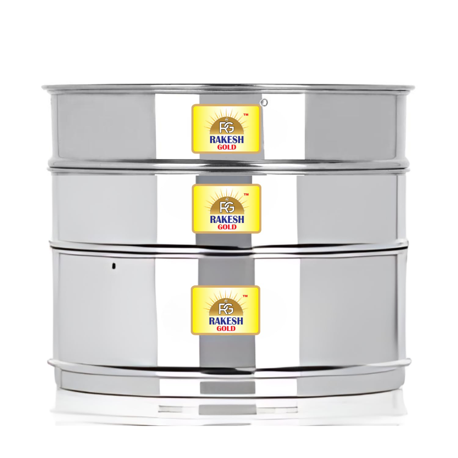 Rakesh Gold Cooker Separator - Stackable Stainless Steel -8