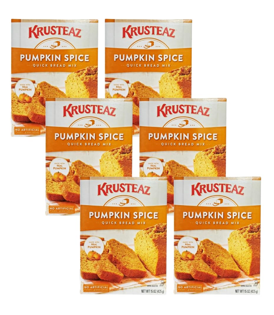 Amazon.com : Krusteaz Baking Mix, Pumpkin Spice Quick Bread Mix