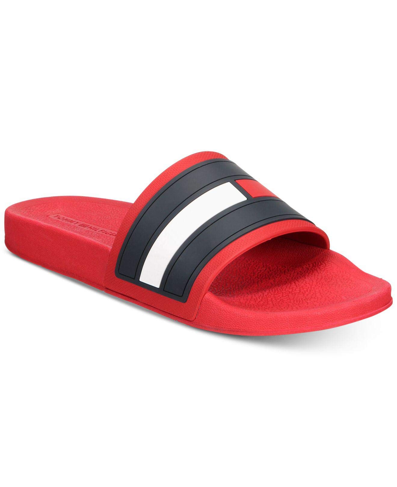 Tommy Hilfiger Elwood Slide Beach Navy Blue Slip On Sandal (9)