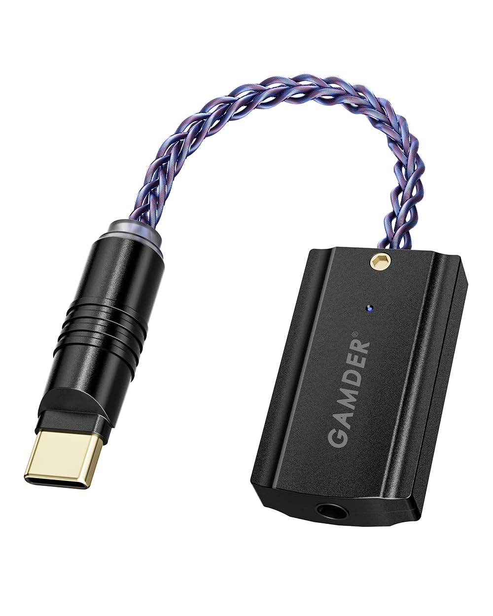 Amazon.com: GAMDER USB Type C to 3.5mm DSD512 256 Hi-Fi DAC Audio Chip ...
