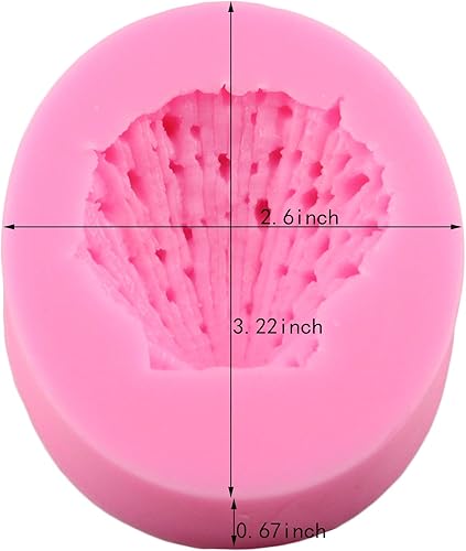 Miniatura 3 de Mujiang Molde de silicona de concha de mar, moldes de fondant, cupcake, pastel, decoración, conjunto de herramientas