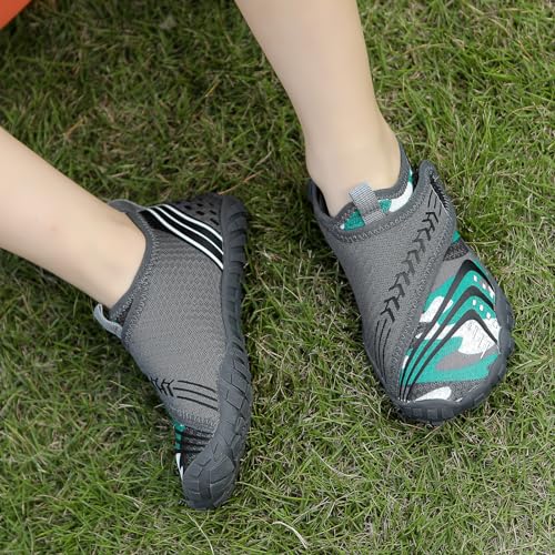 Image of UBFEN Kids Water Shoes for Boys Girls Quick-Dry Swim Aqua Socks | Lightweight, Barefoot-style, Perfect for Water parks, Beach, Pool, Kayak, Creek Hiking, Camping, Toddler, Little Kid, Big Kid