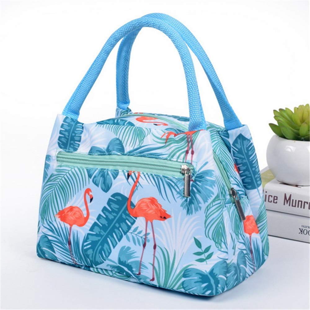 JGYJ Insulated Lunch Box Bag Cool Lunch Bag Lunch Box Tarpaulin Foldable Picnic Handbag