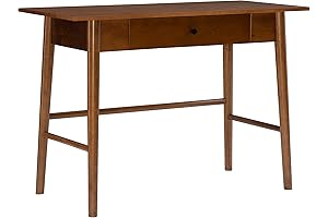 Melissa Mid-Century Walnut Small Writing Desk