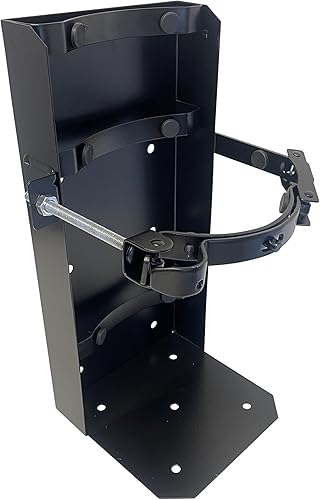 Miniatura 4 de Extintor de incendios seco universal de 30 libras, soporte de cilindro de dióxido de carbono de CO2 de aluminio de 20 libras, 7 1/2 "a 8" de diámetro