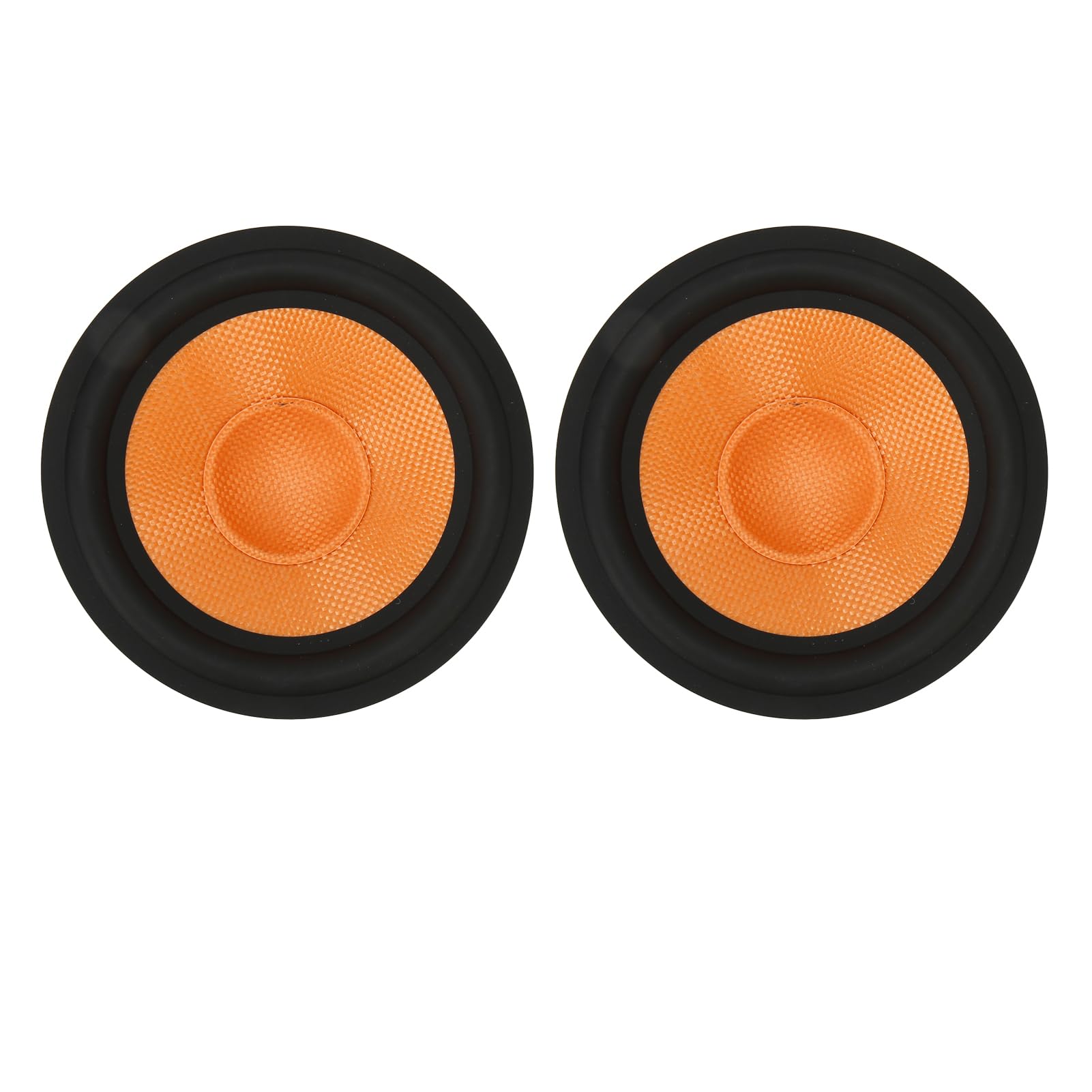Speaker Cone Drum Paper 2 Pcs Subwoofer Drum Paper Replacement 1 Inch Inner Diameter Rubber Paper Replacement Speaker Unit for Subwoofer Repair