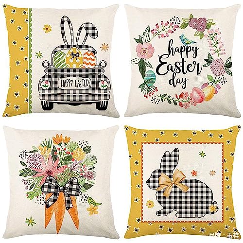 Housses de coussin 80x80cm lin grand format pour protéger et embellir le mobilier - 2