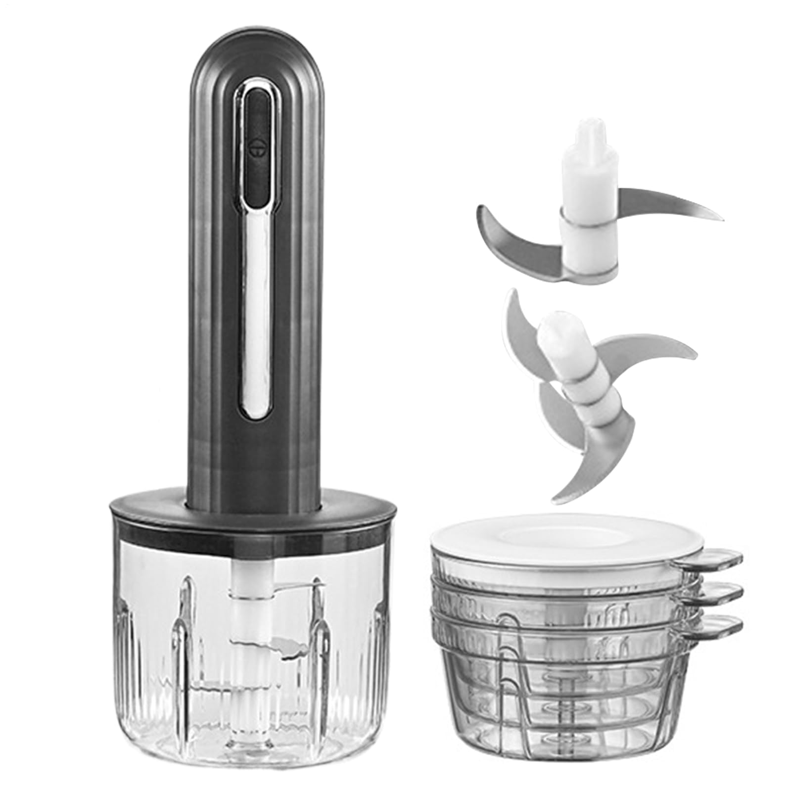 Petit broyeur à ail automatique et hachoir électrique de cuisine pour piment