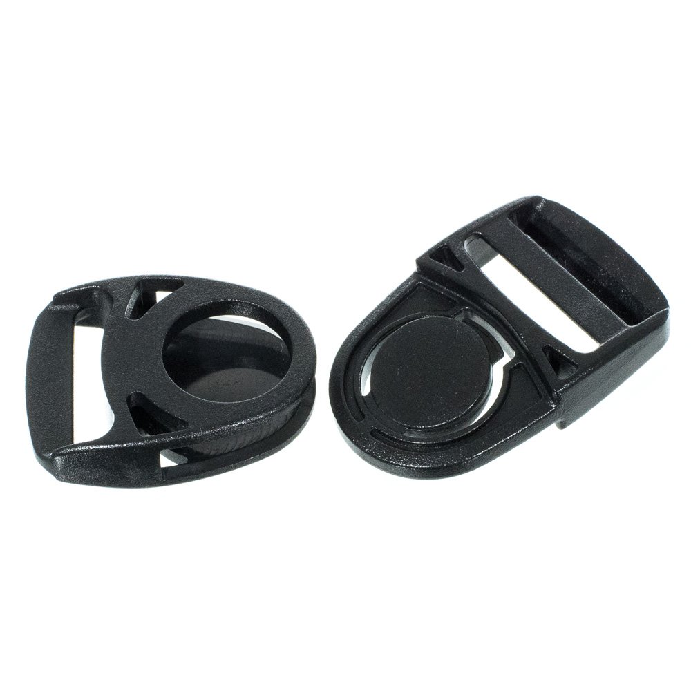 Paracord Planet Hebilla lateral giratoria de liberación rápida | para mochilas, bolsos, hebillas de pulsera de paracaídas y uso al aire libre