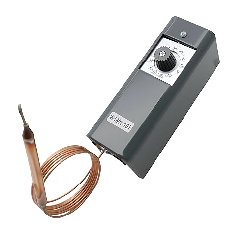 W1609-101 Refrigeration Thermostat Temperature Controller with Remote Bulb & 5