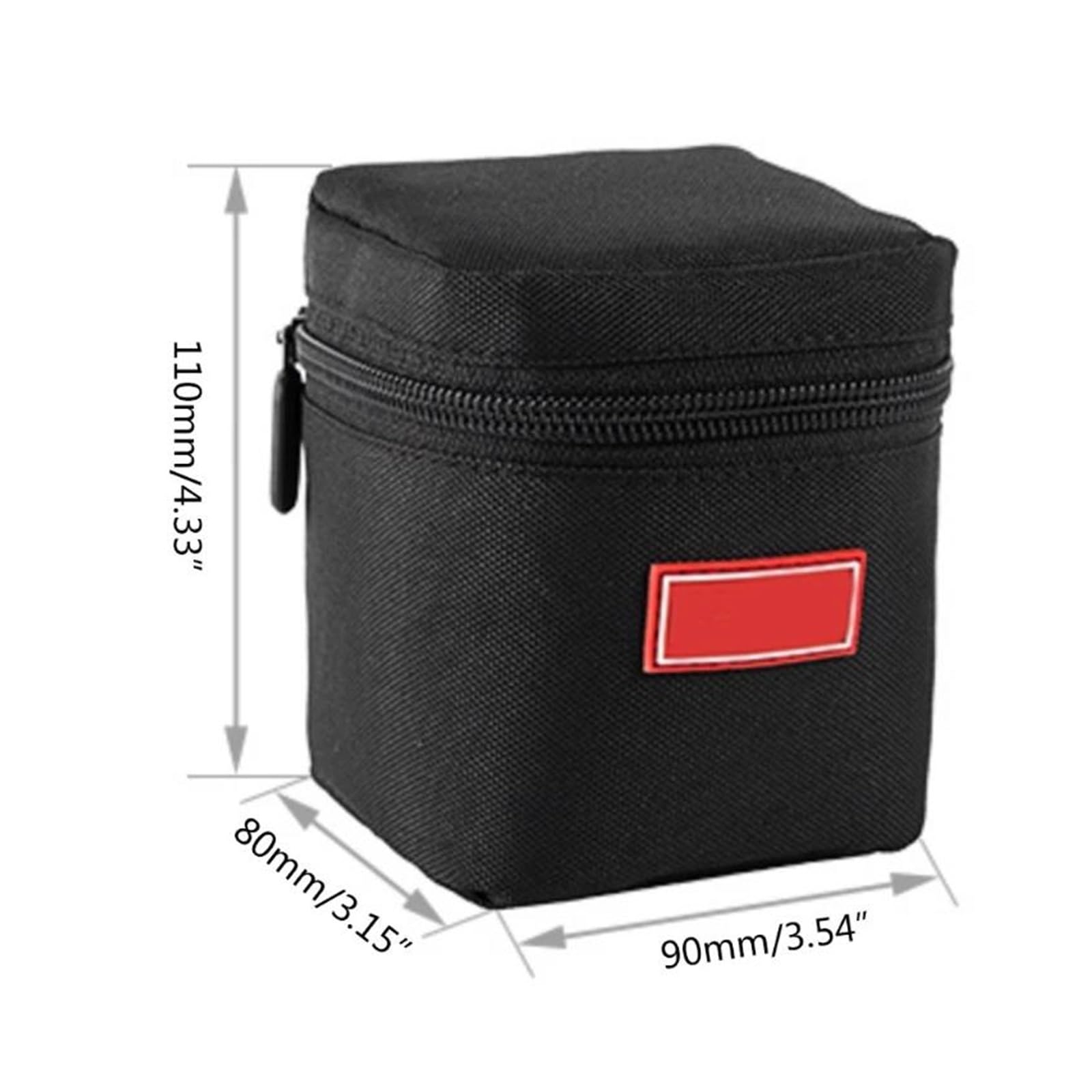Sacoche de protection portable pour objectif d'appareil photo, compatible avec les appareils photo reflex numériques de 11 cm de hauteur, fournitures de photographie
