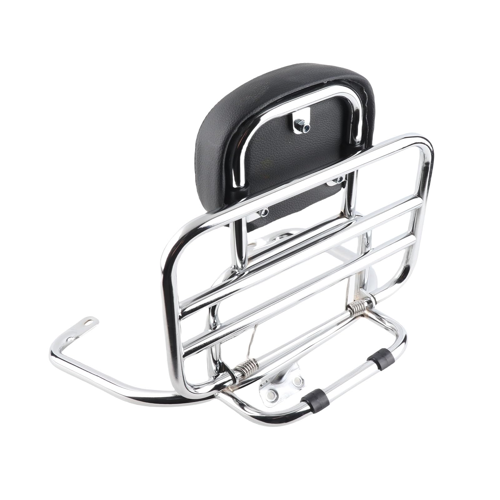 Portaequipajes para Motocicleta para GT GTS GTV 300 250 125, Estante portaequipajes Trasero con Soporte de Respaldo, Soporte Trasero de aleación de Acero Cromado para la segu