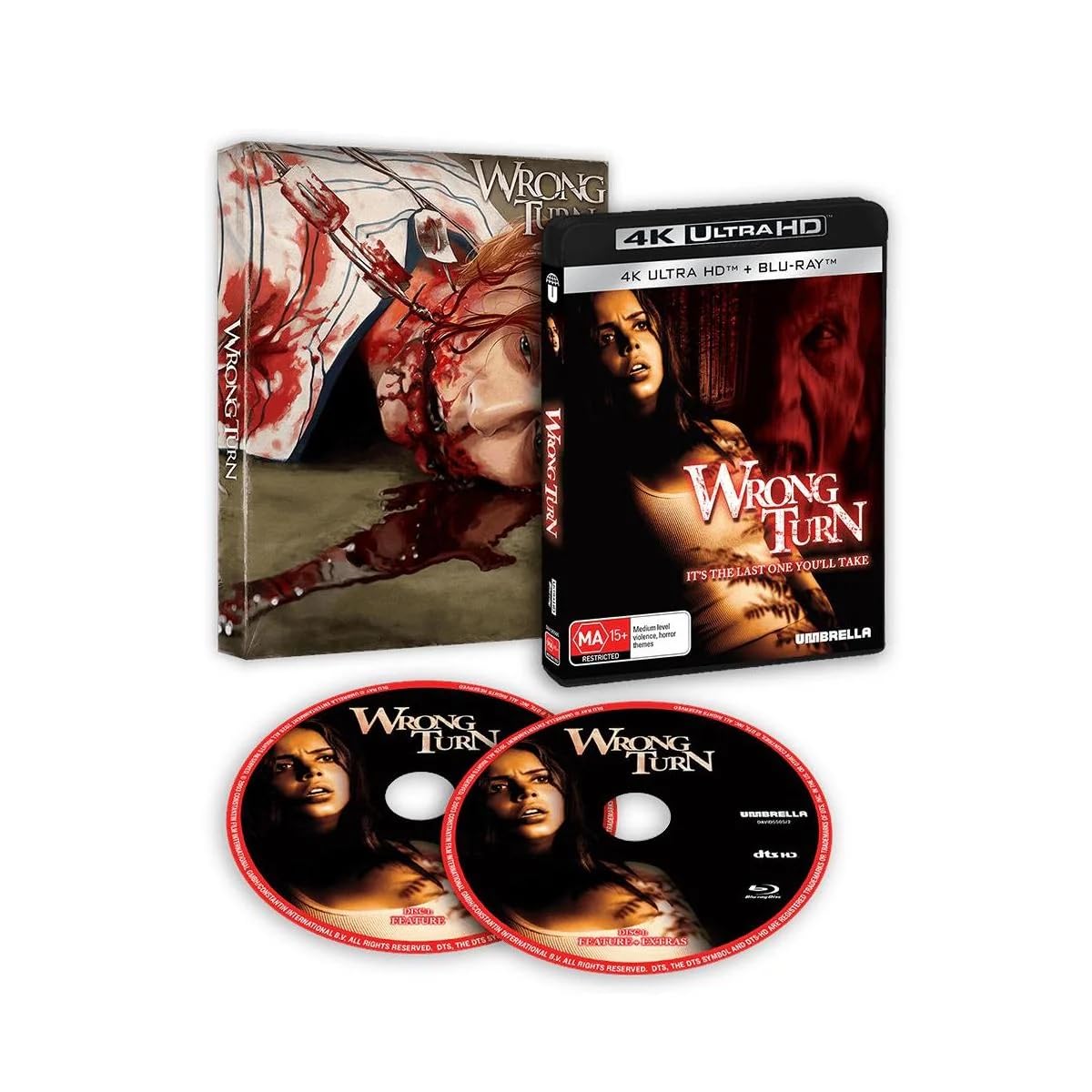 Wrong Turn (2003) [4K Ultra HD + Blu-ray] (Slipcover Edition)