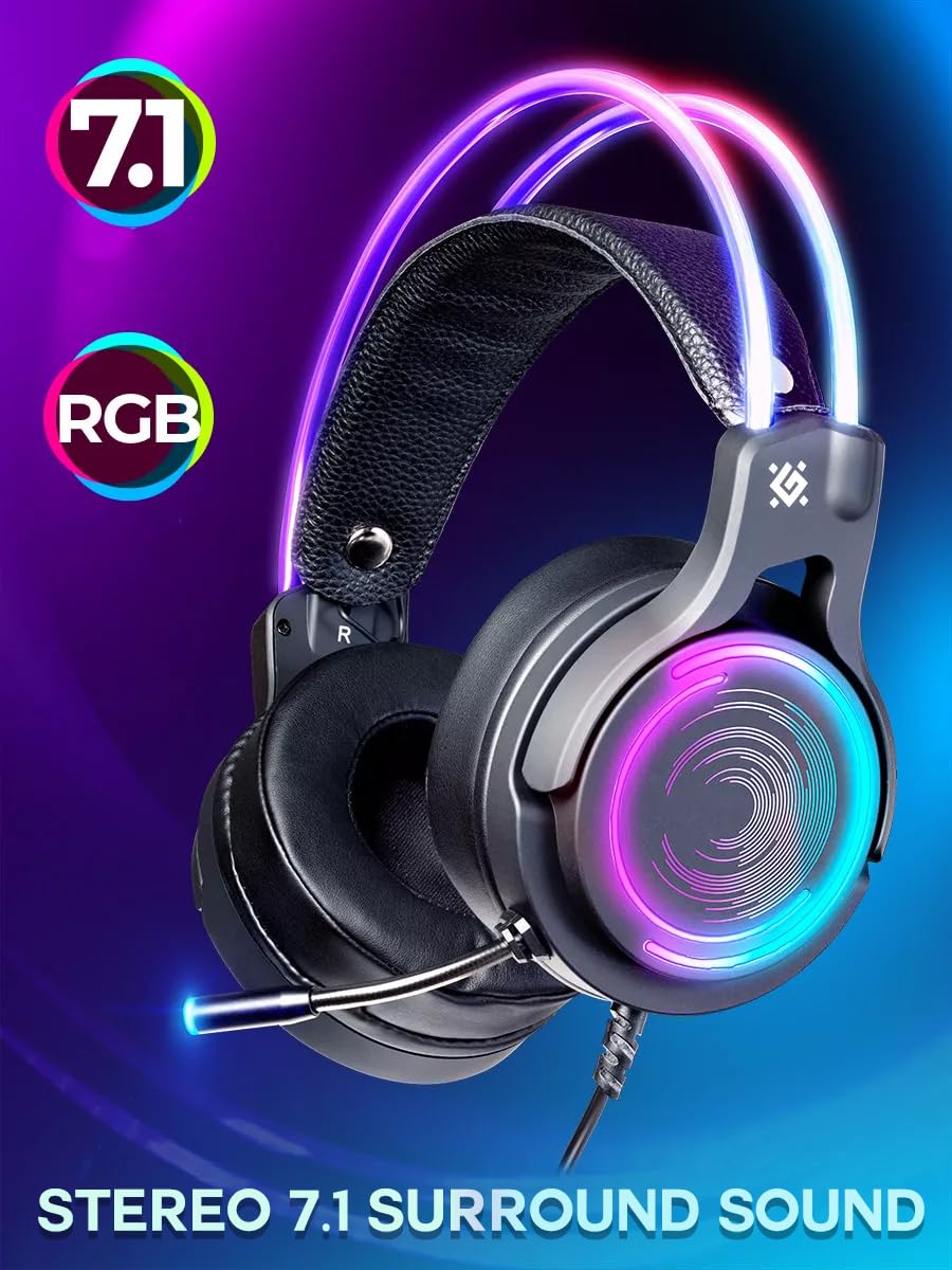 Defender AURICULARES GAMING COSMO PRO VIRTUAL 7.1, RGB, 2,1 M