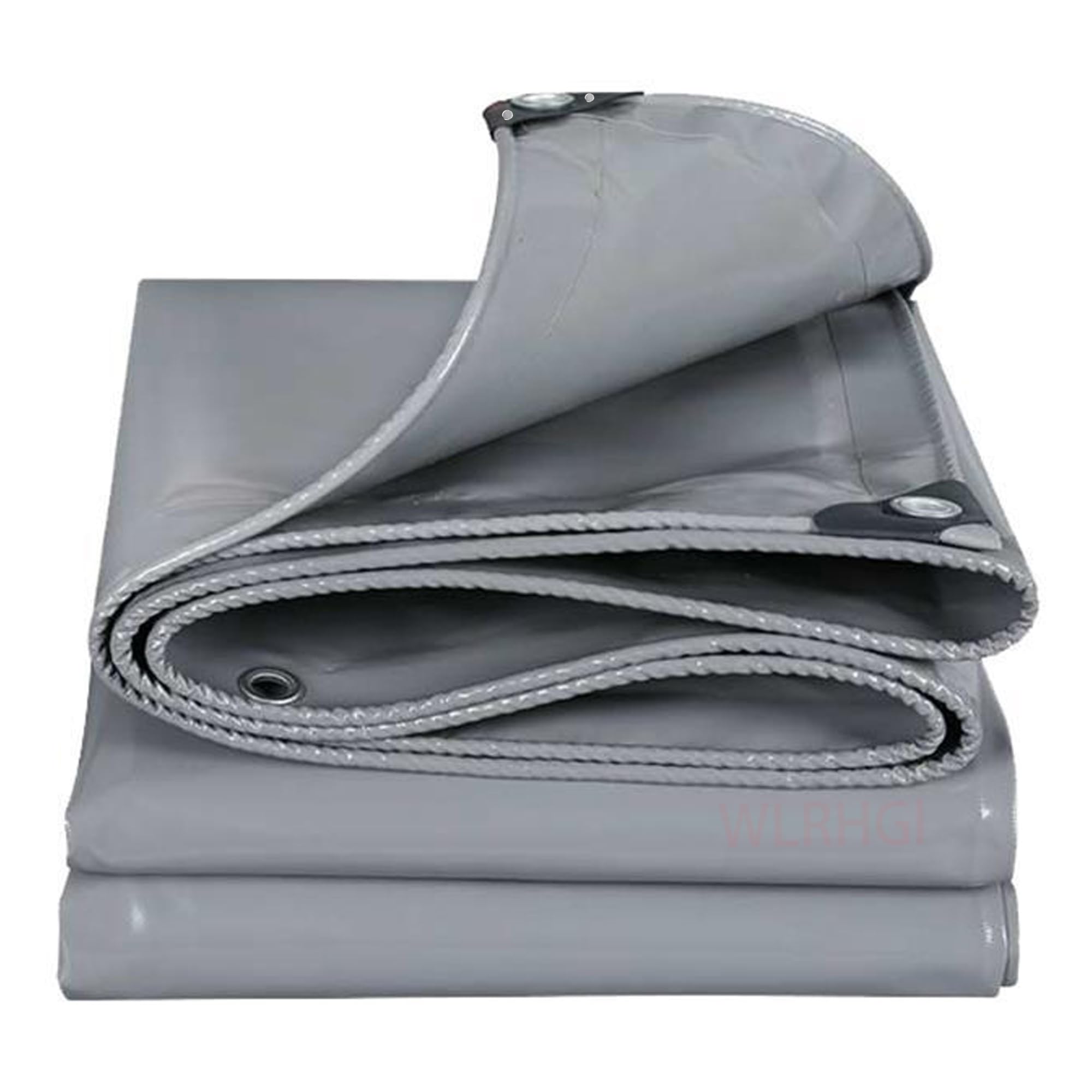 Lona para Techos Máximo Rendimiento, 0.5 x 30 m Lona Impermeable para Techadores y Carpinteros, para protección de vehículos y Muebles de jardín, colocación de Piscinas WLR010, Gris