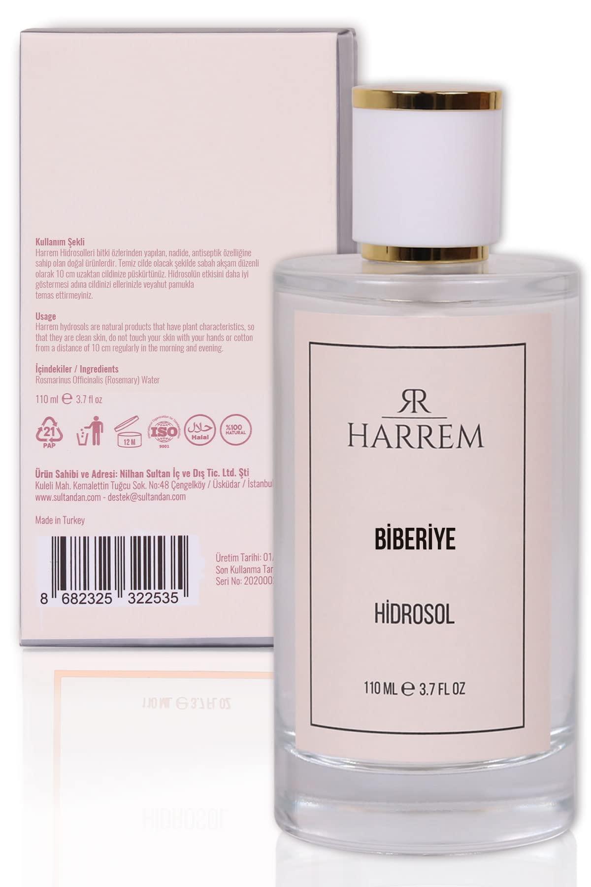 Biberiye Suyu Sebum/Yağ Dengeleyici Tonik 110 ml
