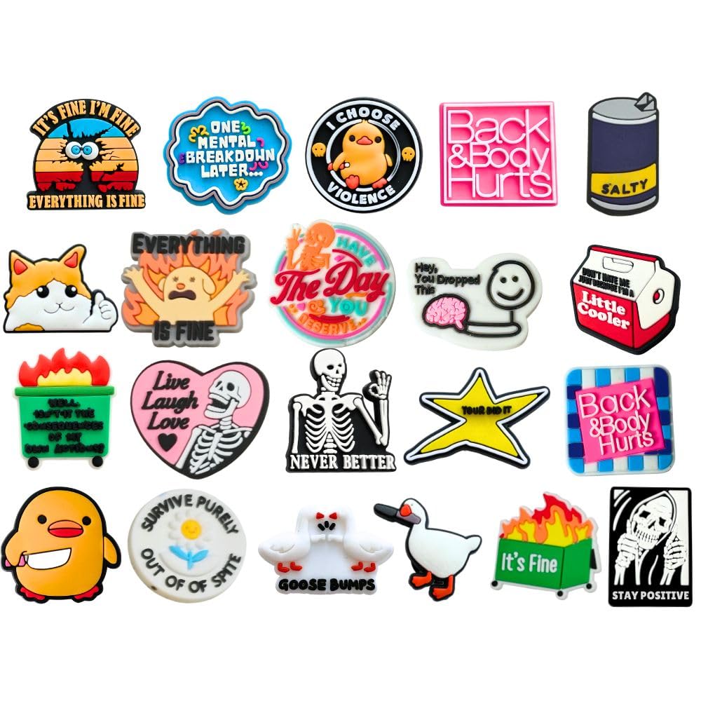 25PC Funny Refrigerator Fridge Magnets Cute Fun Cool Hilarious Unique Meme Silly Sayings Quote Words Magnetic Decorative Work Office Locker for Adults Coworkers Decoration Kitchen Gifts Accessories-image-23