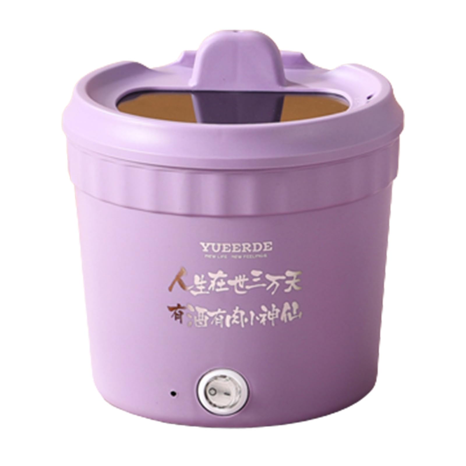 Mini Crock Pot 1 2l Ramen Cooker Electric Pot Rice Cooker For Steaming Stir-Frying Porridge And Soup Portable