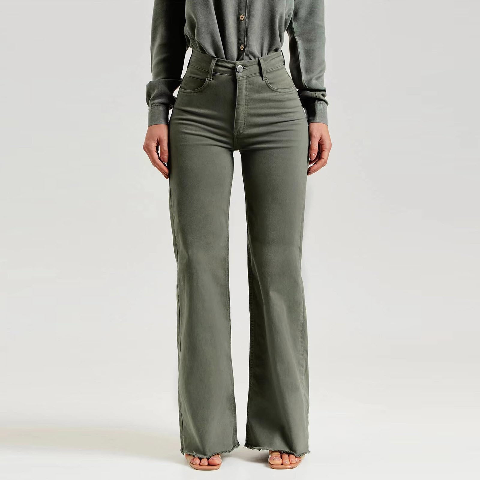 Jeans da donna a vita alta, skinny, pantaloni per il tempo libero, pantaloni in denim, pantaloni estivi da donna, lunghi per attività all'aria aperta, comodi pantaloni boyfriend, jeans slim