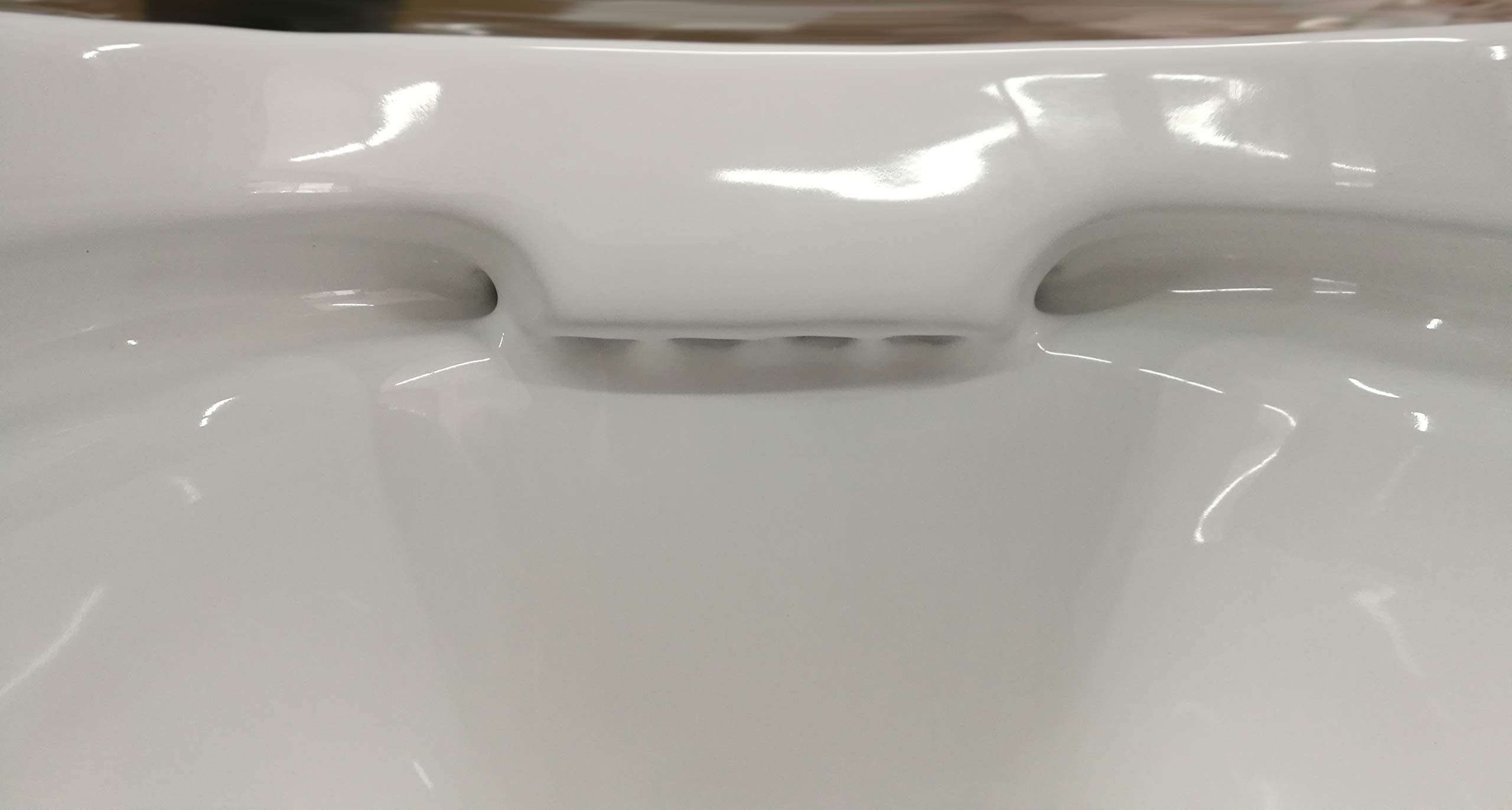 Coppia Sanitari Sospesi Rimless senza brida linea squadrata dimensioni ridotte coprivaso soft-close