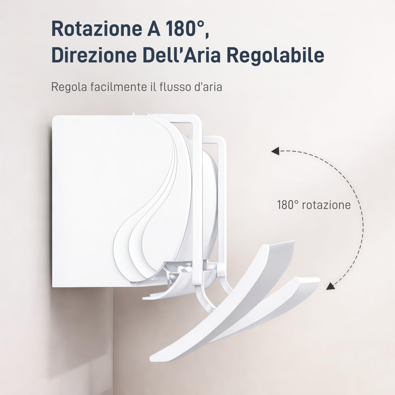 Deflettore Condizionatore Universale, Deflettore Aria Condizionata Regolabile, Deviatore Aria Condizionatore Anti Diretto Blowing, Deflettore per Condizionatore per Ufficio e Casa