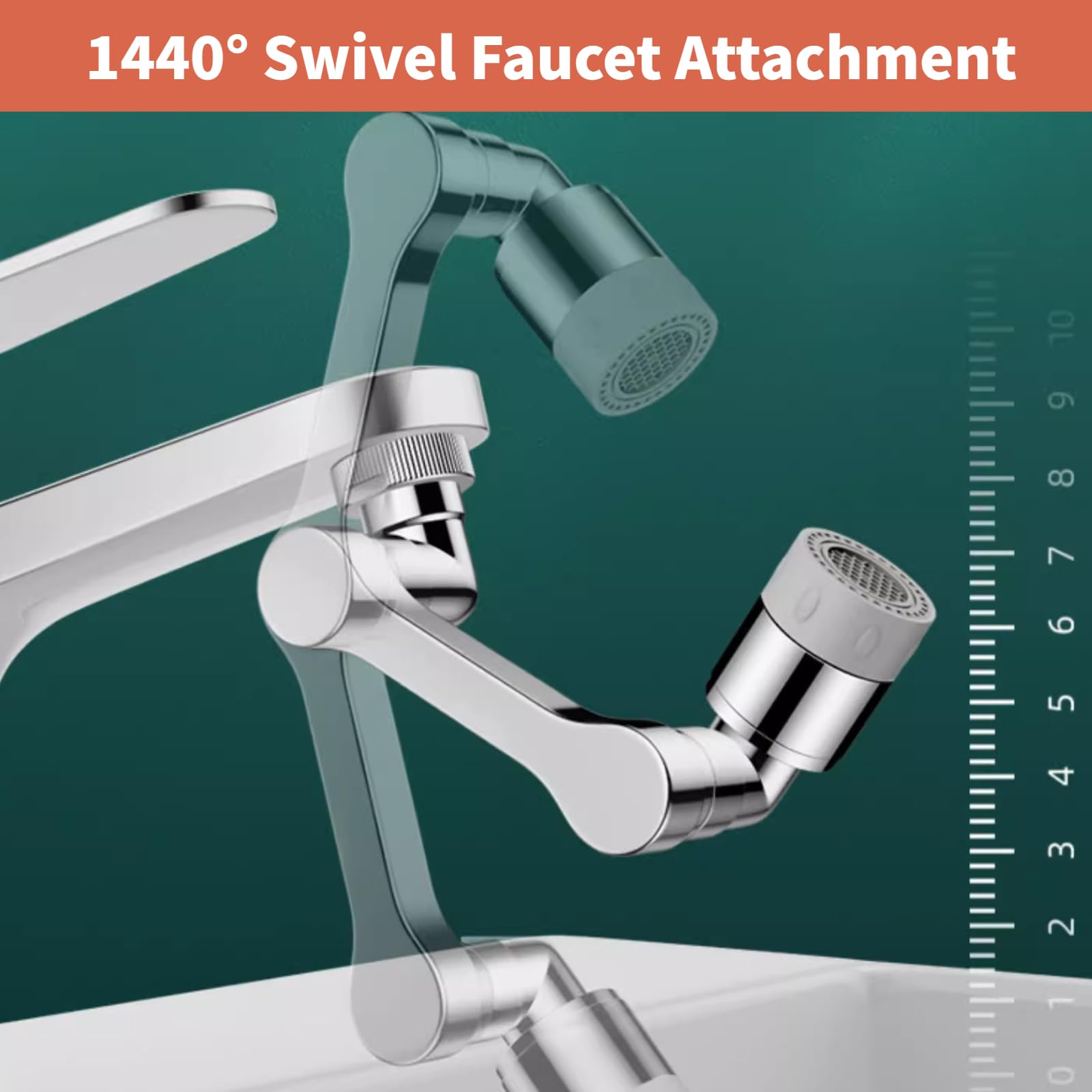 Aérateur de robinet pivotant 1080