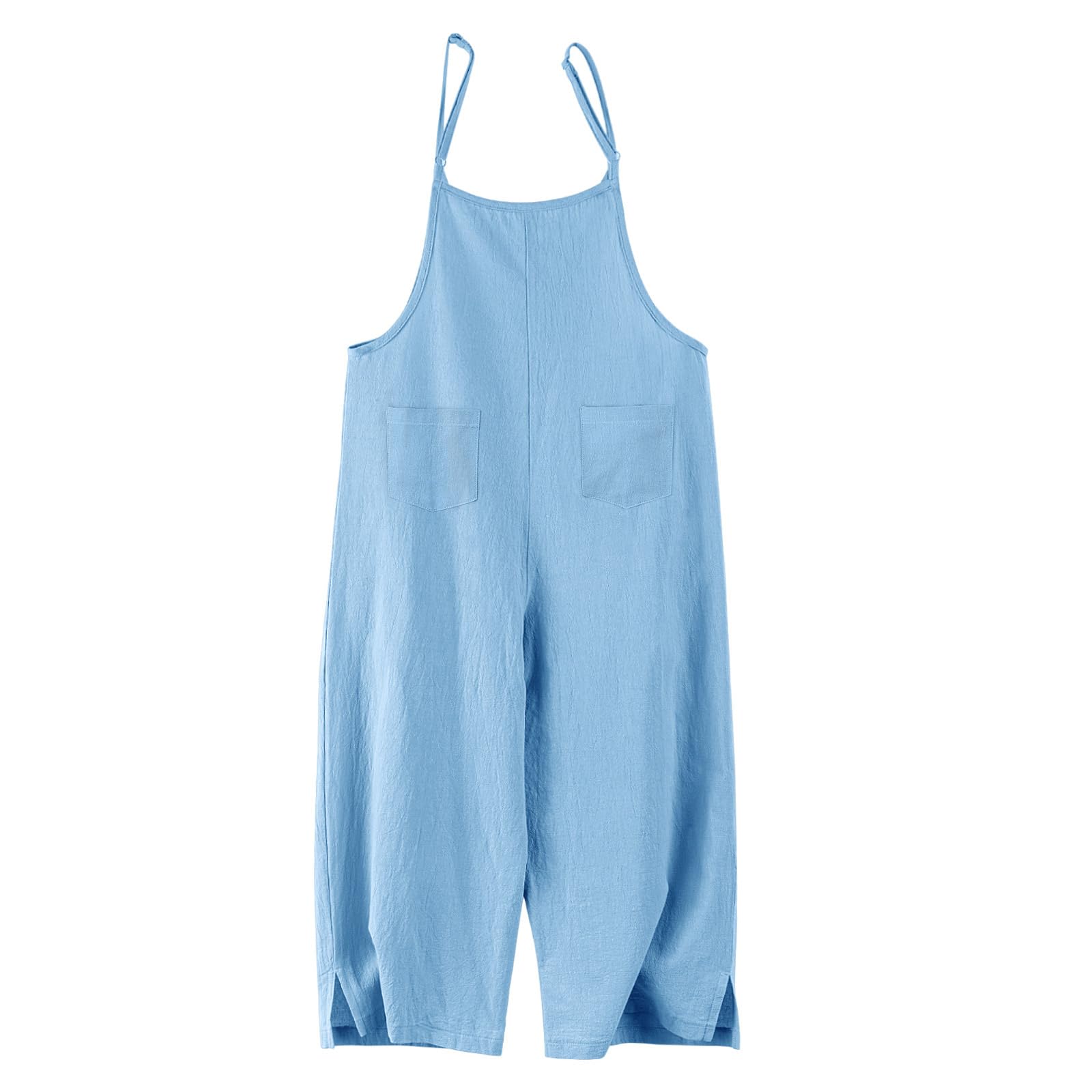 Rolanko Mono sin Mangas para Niñas, Peto con Tirantes Ajustables