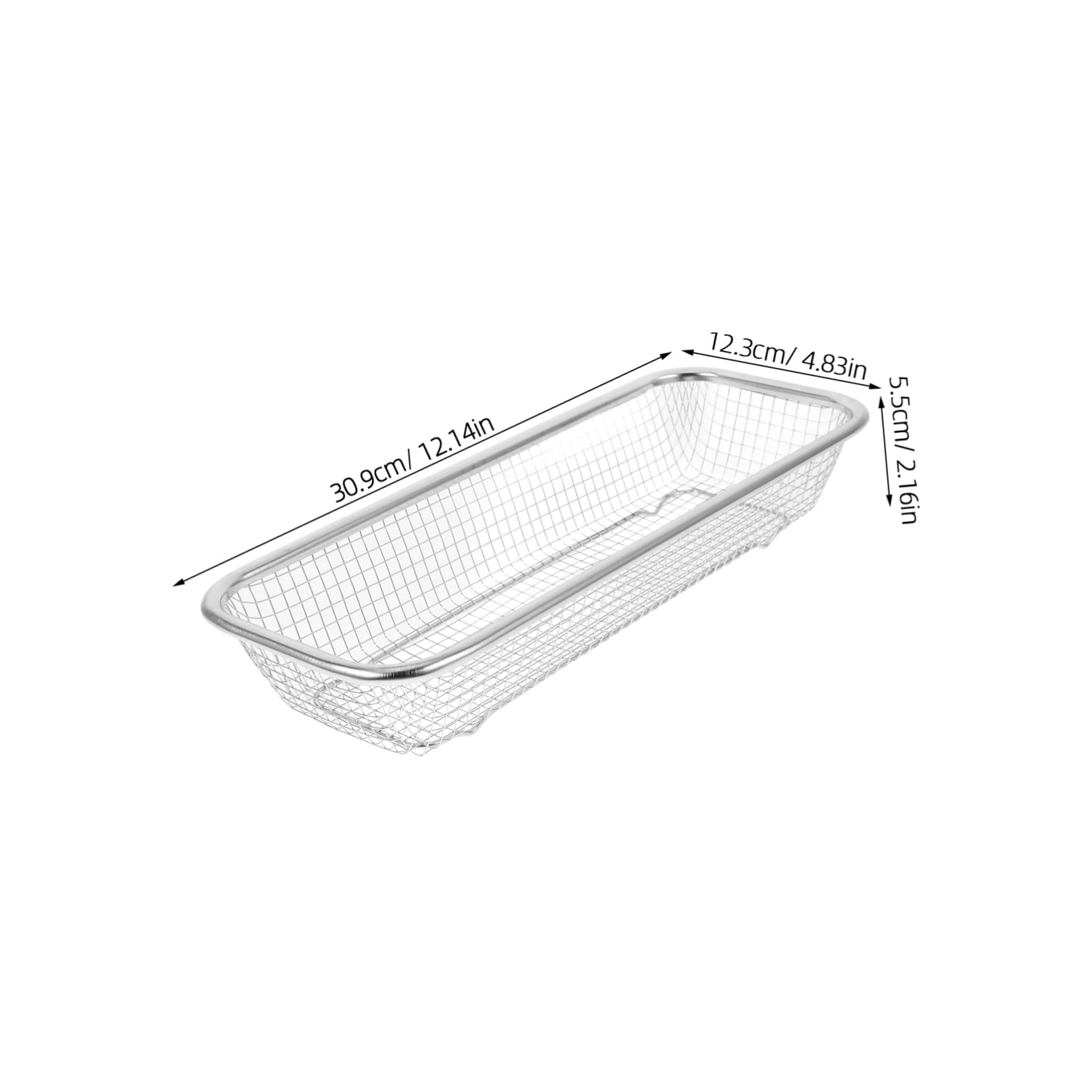 Toyvian Home Kitchen Tool Air Fryer Pan for Oven Basket Rack Grill Vegetable Basket Broiling Pan Versatile Design