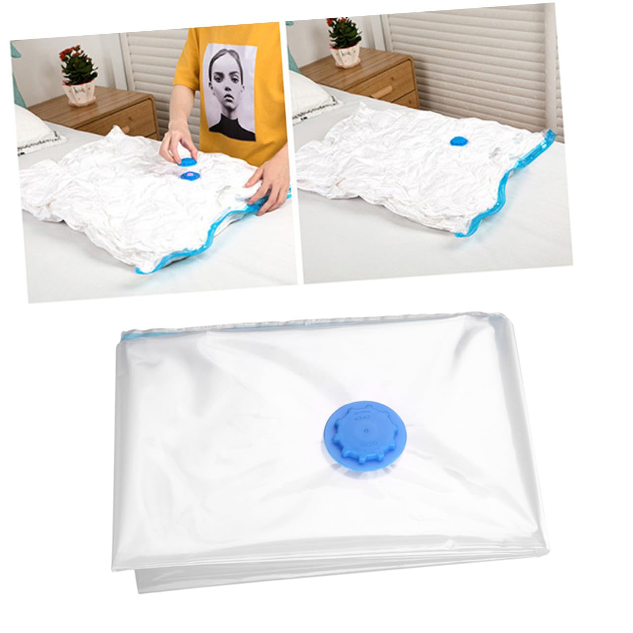 Bolsa de Compresión al Vacío 10 Piezas 70x100 Cm para Ropa