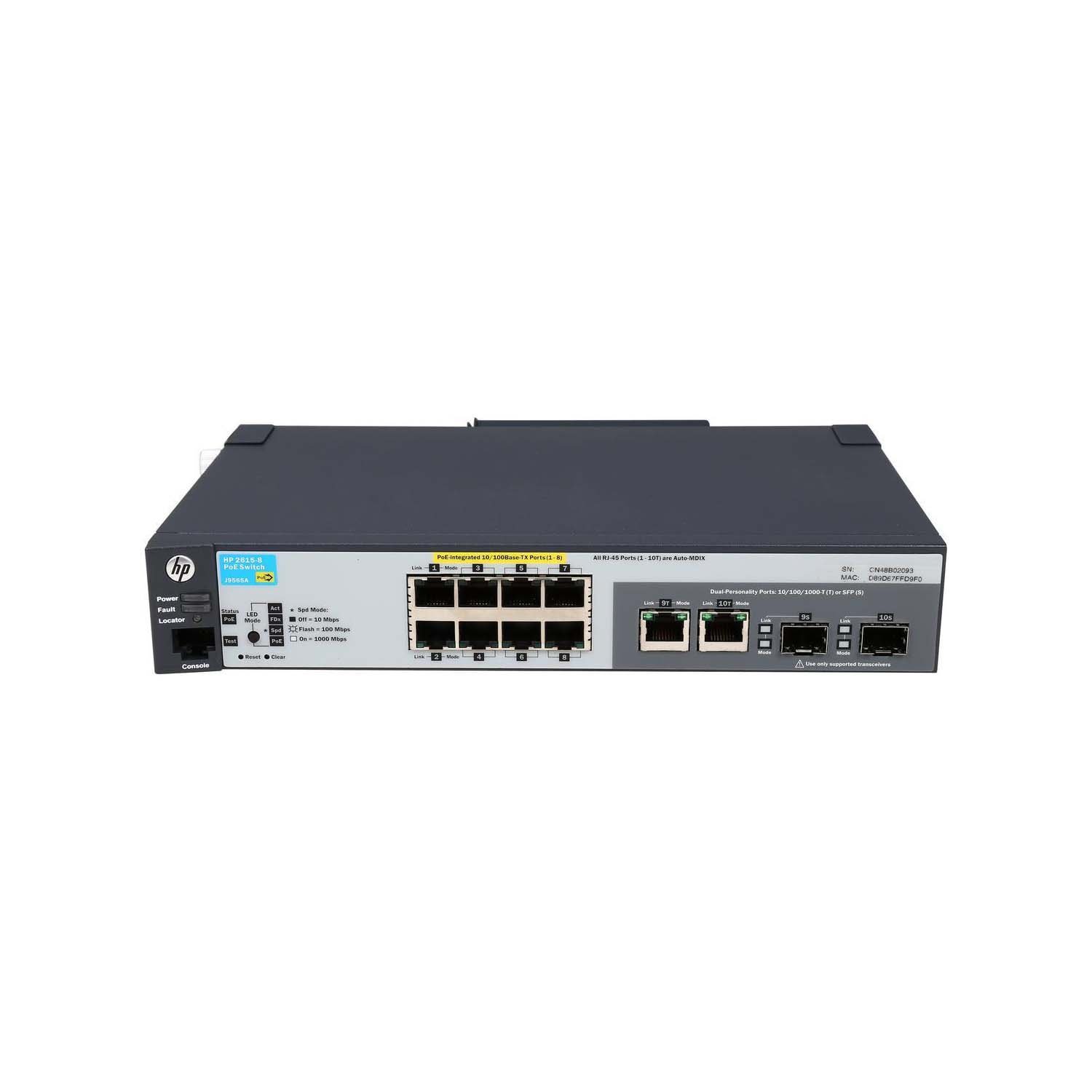 Amazon.com: HP Procurve 2615-8-PoE Stackable Ethernet Switch