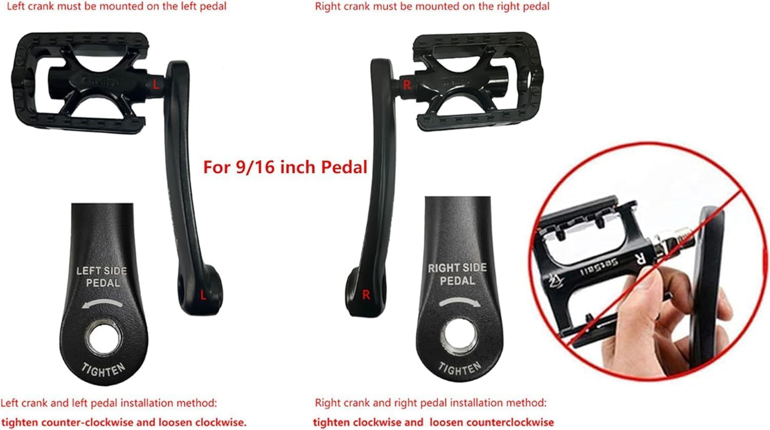 Ebike ramię korby z kwadratowym otworem, 127 mm / 140 mm / 152 mm / 160 mm / 165 mm / 170 mm / 175 mm kute ramię korby ze stopu 6061 uniwersalne ramię korby rowerowej do roweru