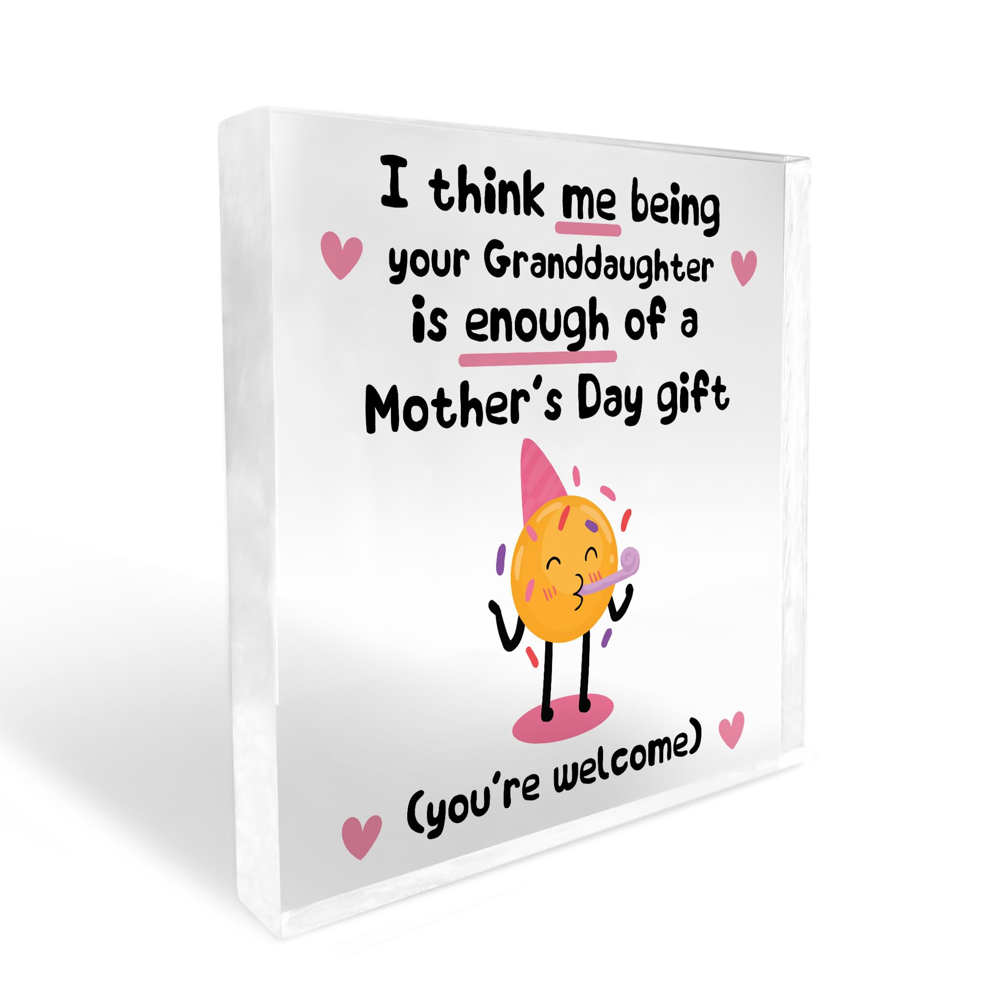 Red Ocean Funny Mothers Day Gift From Granddaughter, Mothers Day Gifts, Joke Gift For Nan, Funny Gift From Granddaughter, Gift For Her, Nan Gift Idea For Mothers Day, Keepsake Gift