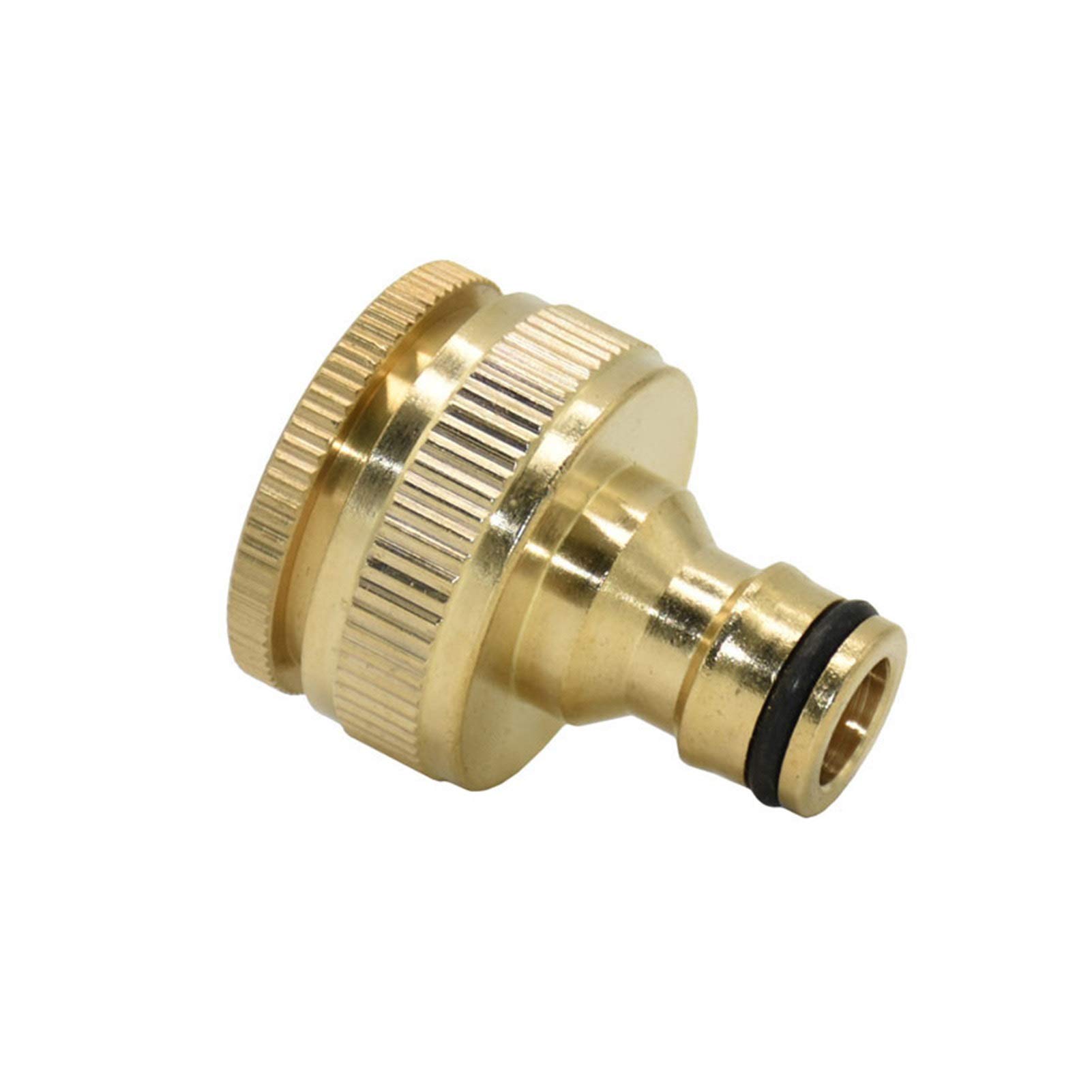 Raccordi per tubi flessibili a prova di perdite femmina 1,9 cm 2,5 cm in ottone connettore rapido capezzolo raccordo giardino lavatrice acqua 8 pezzi