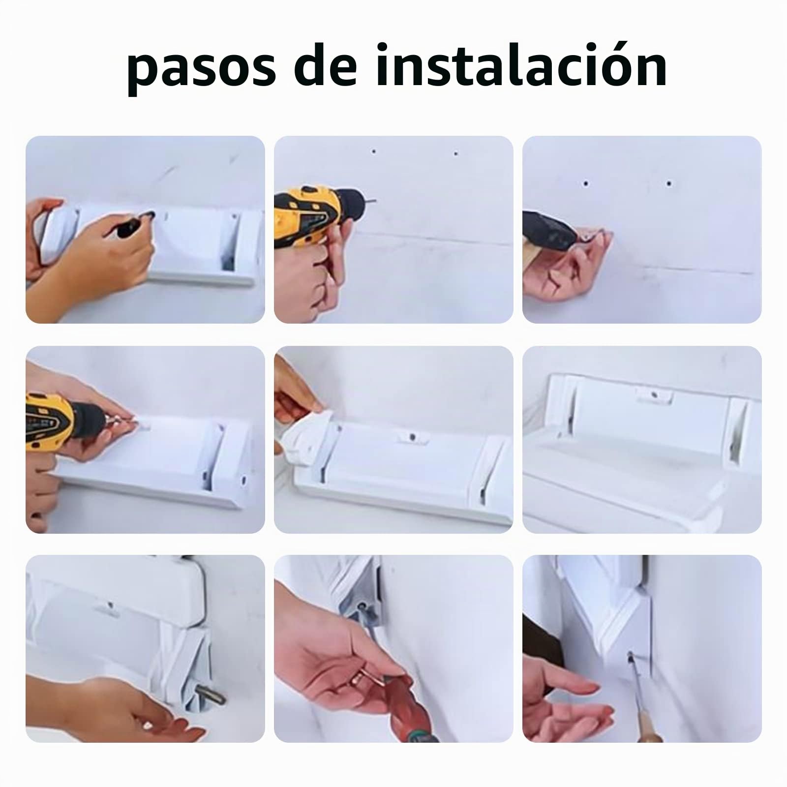 Asiento de Ducha Plegable para baño, Apto para bañera, Asiento De Ducha Montado En La Pared, Silla De Ducha Antideslizante para Ancianos, Discapacitados, Soporta 130kg, Ahorro de Espacio