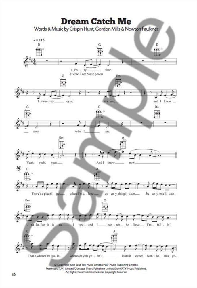 101 Hits For Ukulele (Blue Book)