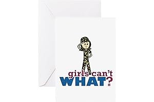 Valentine's Day Greeting Card for Army Girl