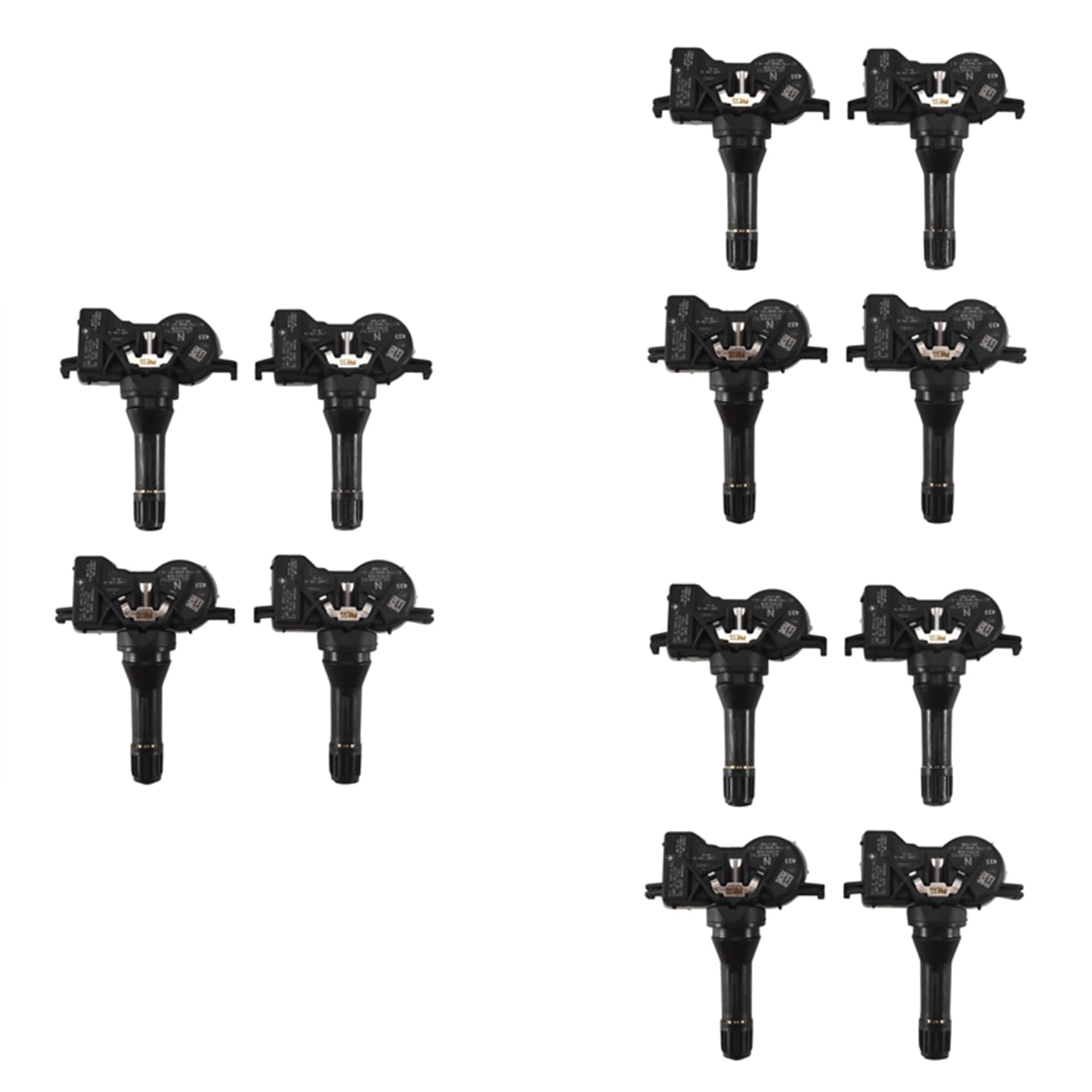 12 Pièces TPMS Moniteur de Pression des Pneus Adapté pour 407004CB0B