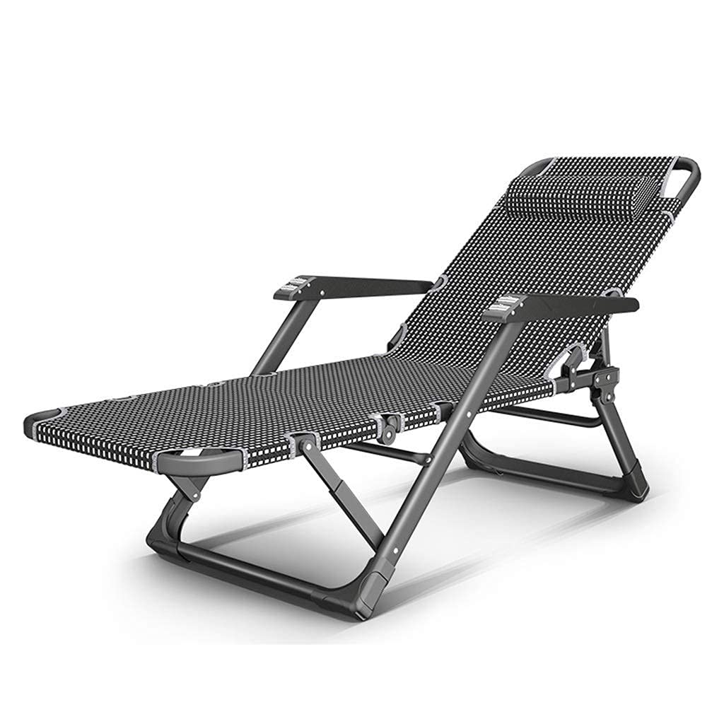 Chaise longue pour soulager le dos avec structure acier extra large 52/67