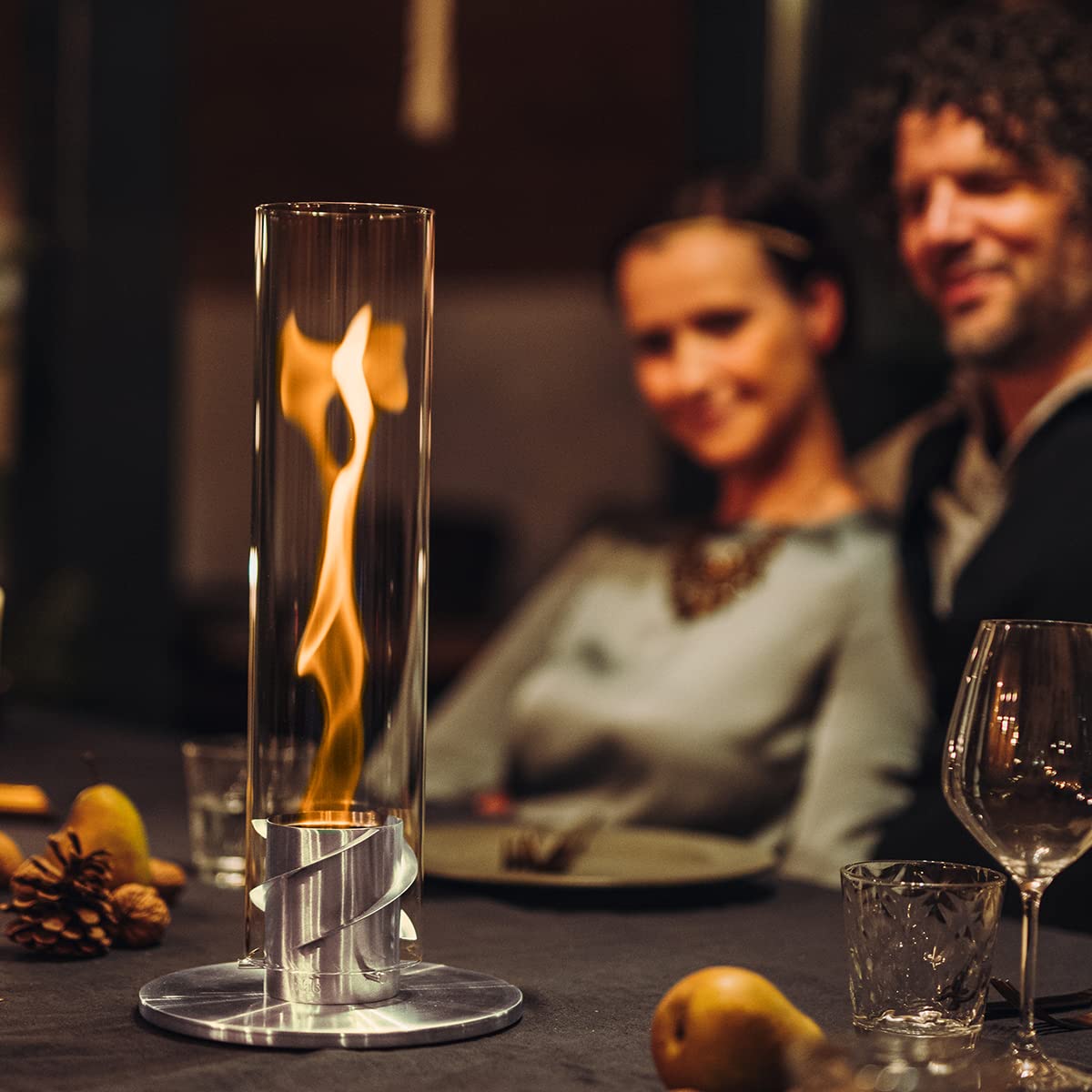 Höfats - SPIN 120 | 1200 Verre De Rechange - Pièce De Rechange Pour SPIN 120 Et SPIN 1200 Feu De Table, Torche, Feu Suspendu, Cheminée De Table - Cylindre En Verre