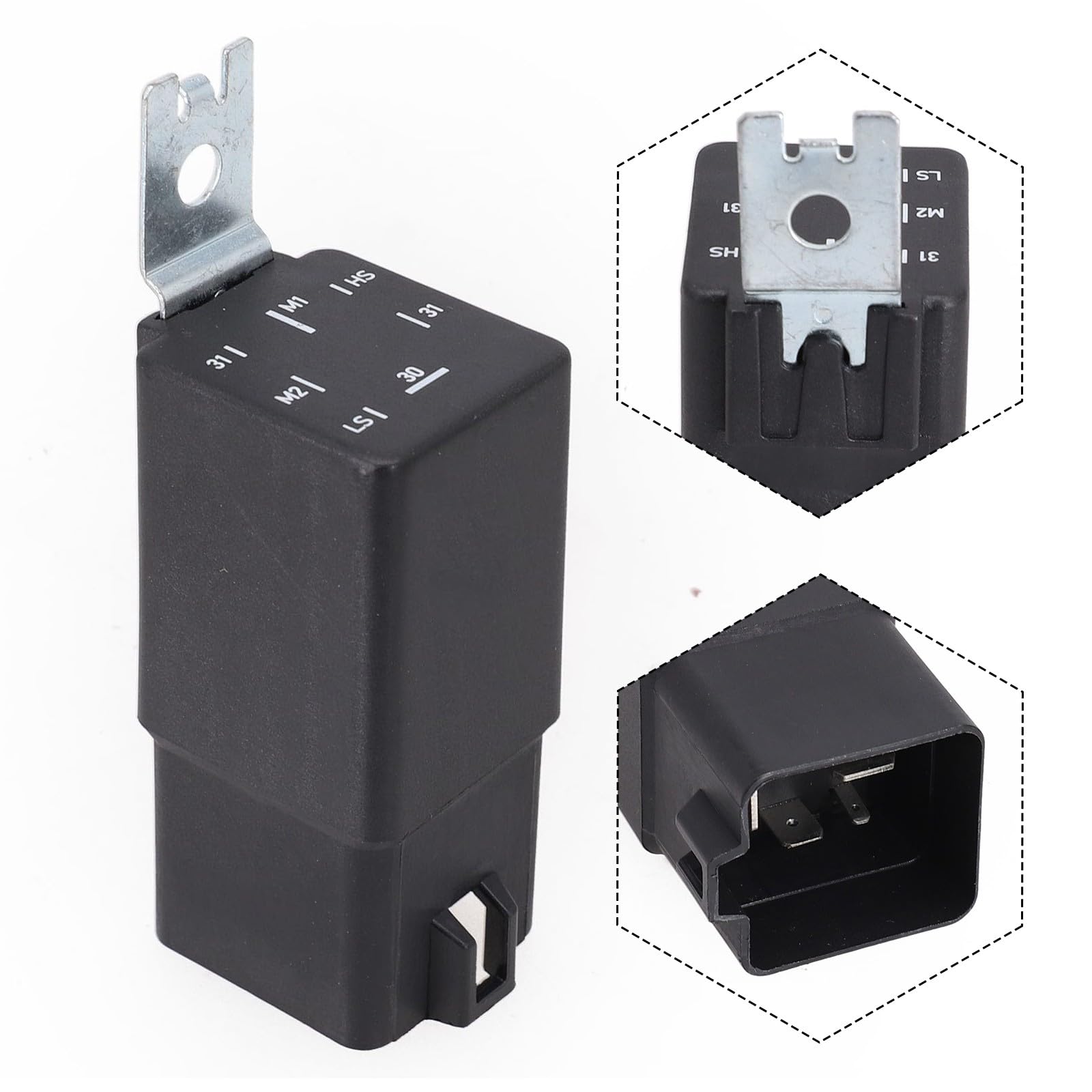 Relé de control de ventilador de refrigeración negro compatible con Vito V260L, para OEM A0035421919 Direct, componente eléctrico de alta calidad