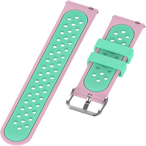 Miniatura 8 de FitTurn - Bandas de liberación rápida de 0.787in para Garmin Approach S40Forerunner 245 645 música, VenuGalaxy Active 2, correa suave