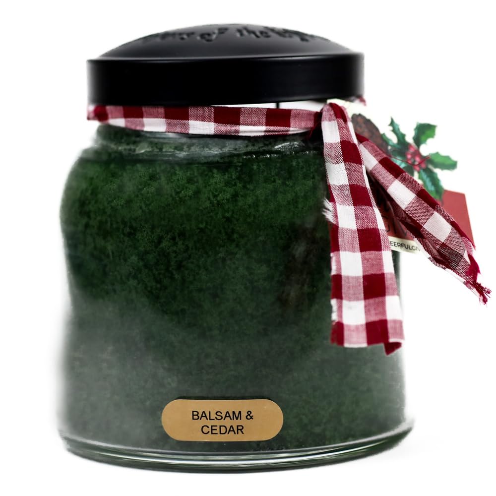 A Cheerful Giver Balsam & Cedar 34oz Papa Scented Candle