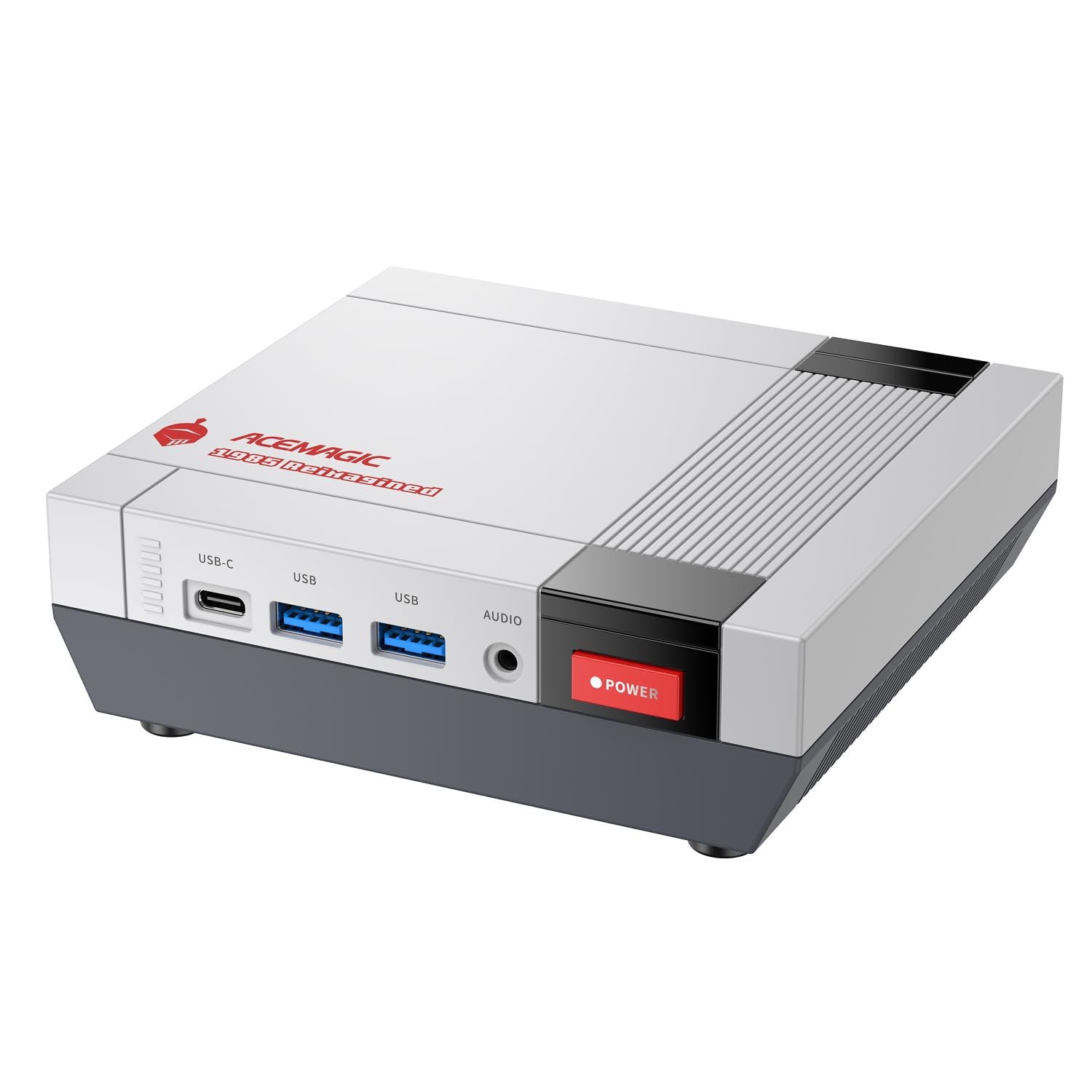 ACEMAGIC Retro X5 Mini PC Gaming, AMD Ryzen AI 9 HX 370 (65W TDP), 32 GB DDR5, 1 TB NVMe PCIe 4.0 SSD, Gráficos AMD Radeon 890M, 4 Pantallas, USB4, WiFi 7 BT 5.4, Doble 2.5G LAN Ordenador de Sobremesa