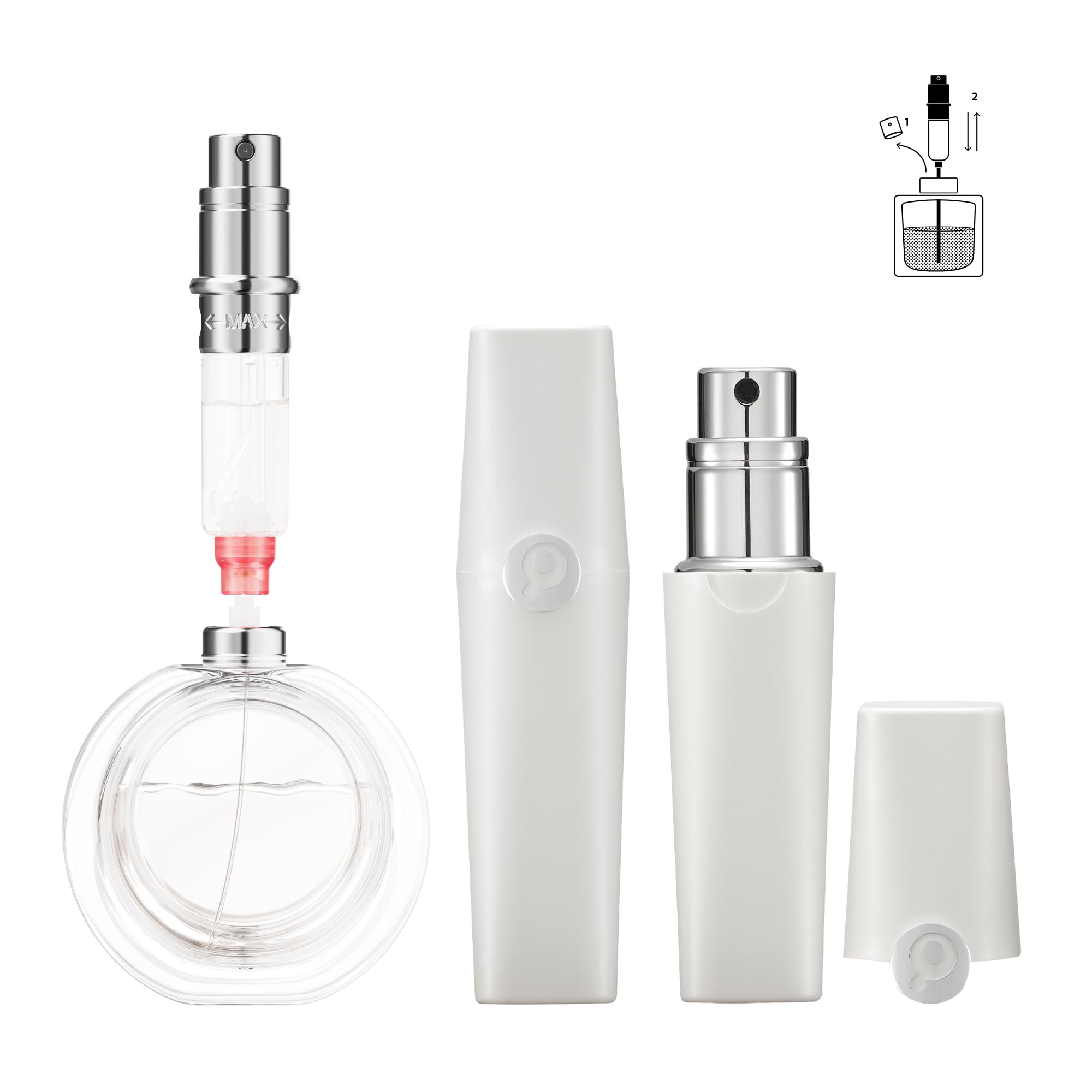 Amazon.com: Perfume Pod ATOM Refillable Perfume Atomizer, 5ml Mini