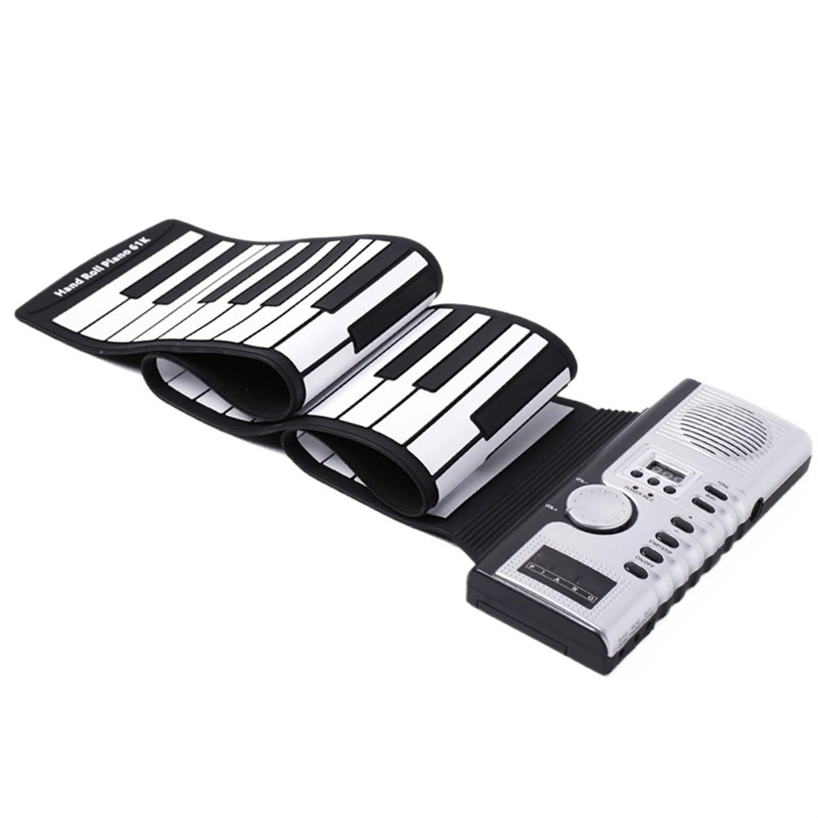 Teclado De Piano Electrico Para Principiantes Piano Electrónico Enrollable De Silicona De 61 Teclas Con Altavoz Para Principiantes Para Adultos