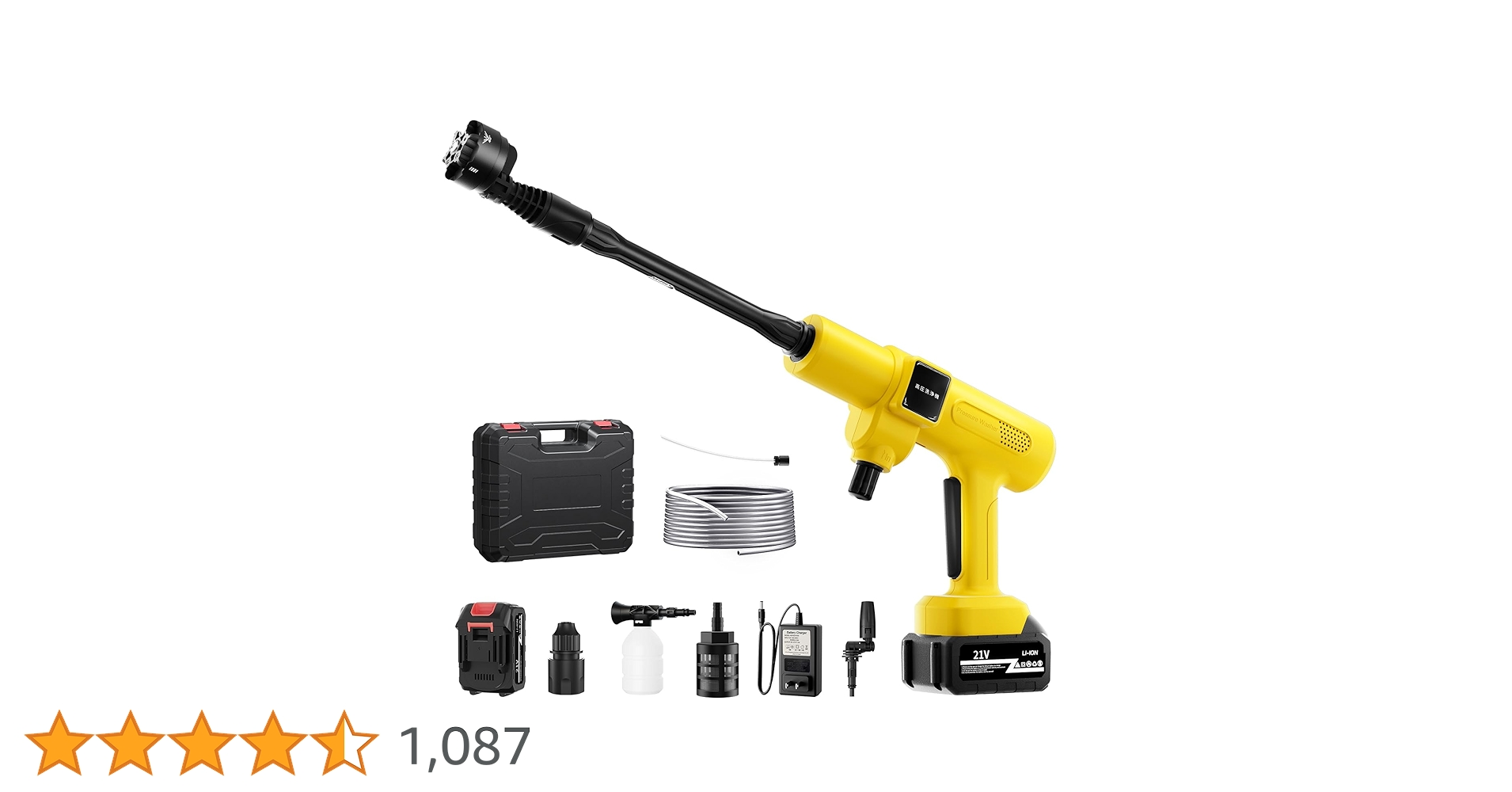 KARCHER コードレス高圧洗浄機　ベランダ掃除、洗車、埃汚れなど吹き飛ぶ 黄砂の汚れは高圧洗浄機でスッキリ解決！ - 高圧洗浄機（家庭用