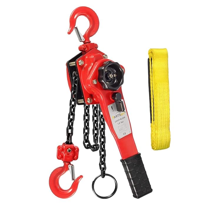 Buy Partsam 3300LBS Capacity Lever Hoist Come Along 10FT 1½ TON Lift 2